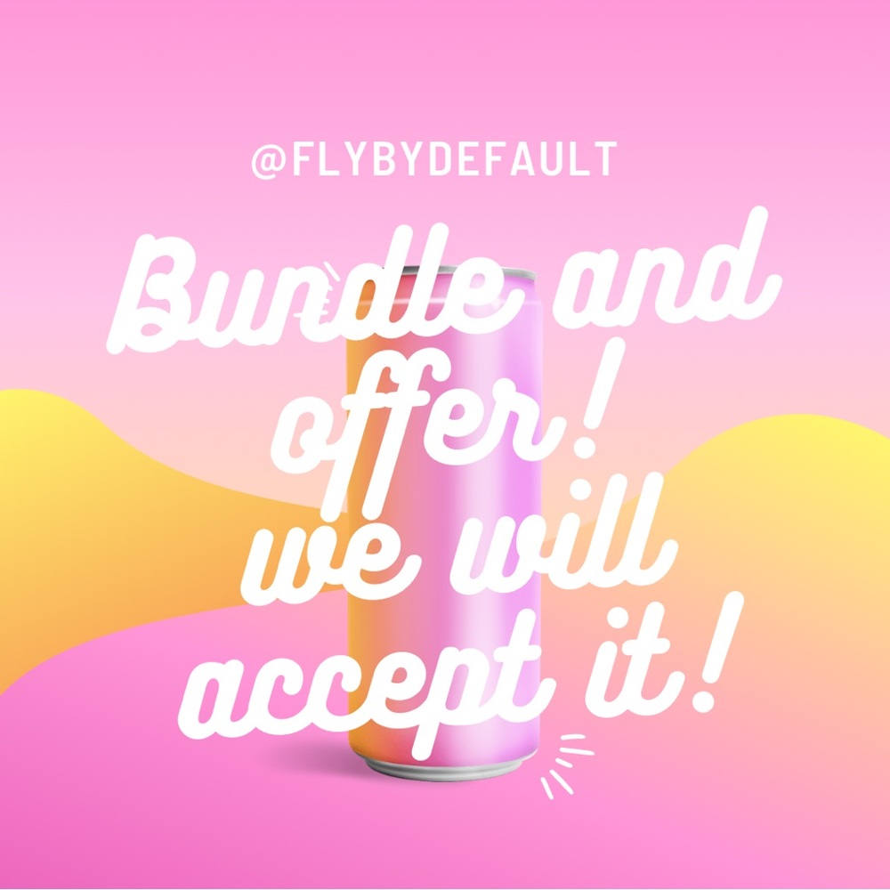 Bundle! We will accept it!! All sizes
